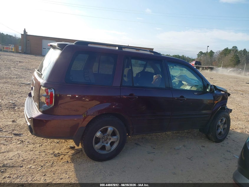 2007 Honda Pilot Ex VIN: 5FNYF18437B008765 Lot: 44887212
