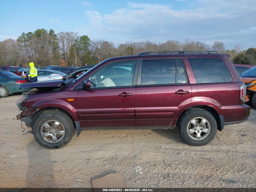 2007 Honda Pilot Ex VIN: 5FNYF18437B008765 Lot: 44887212