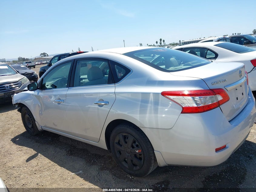 2013 Nissan Sentra Sv VIN: 3N1AB7AP2DL670907 Lot: 44887494