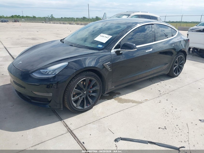Vin: 5yj3e1eb7lf647807, lot: 45384910, tesla model 3 long range dual motor all-wheel drive 20202