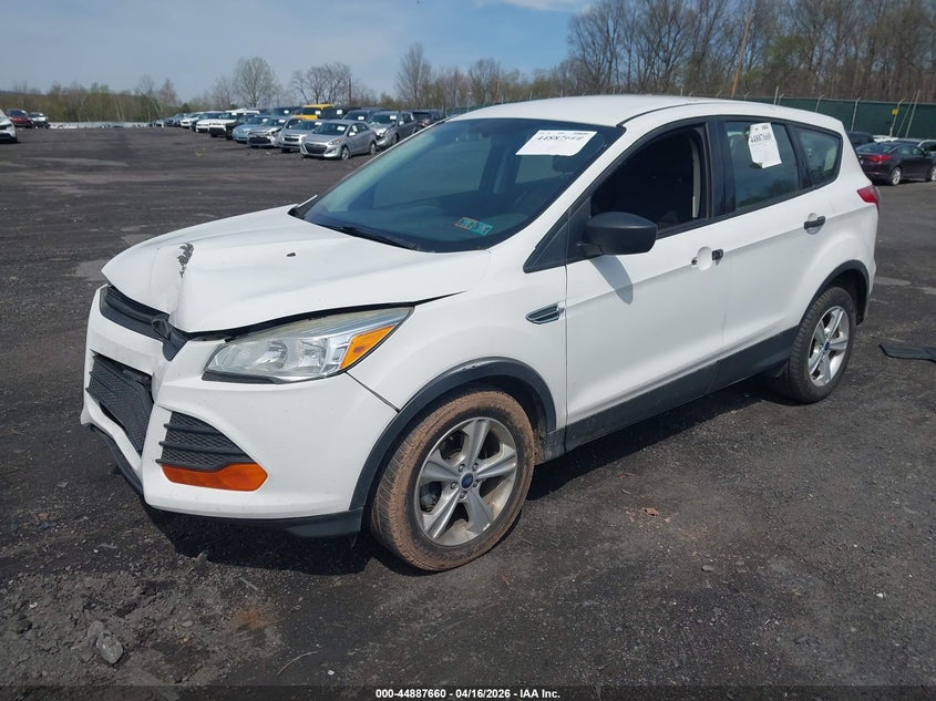 1FMCU0F73FUC57026 2015 Ford Escape 2.5 S white