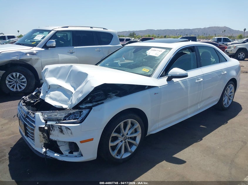 Vin: waudnaf46kn017049, lot: 45385091, audi a4 45 premium 20192