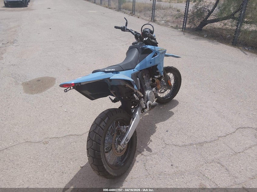 2025 Suzuki Dr-z Dr-Z400 Sm blue Lot 111044887757 Vin JS1ER12E7S7101339