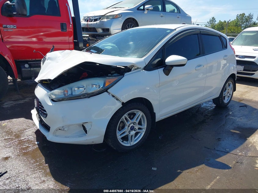 2018 Ford Fiesta 1.6 Se white Lot 111044887880 Vin 3FADP4EJ1JM110629