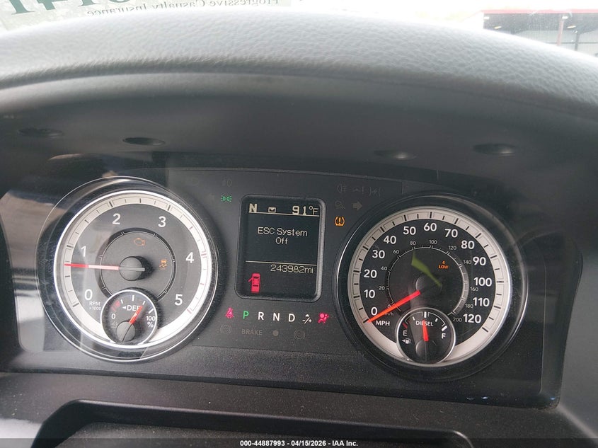 2018 Ram 2500 Tradesman 4X4 6'4 Box VIN: 3C6UR5CL5JG232320 Lot: 44887993