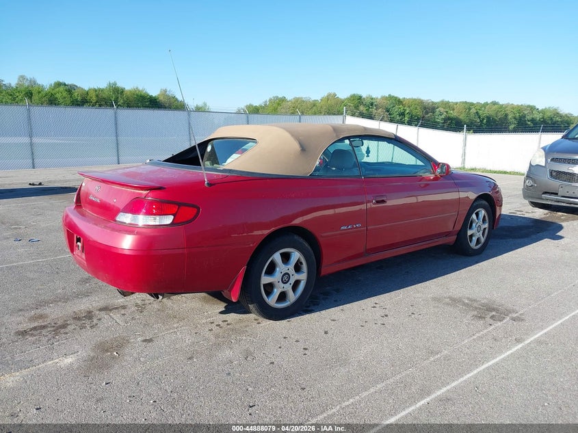 2001 Toyota Camry Solara Sle V6