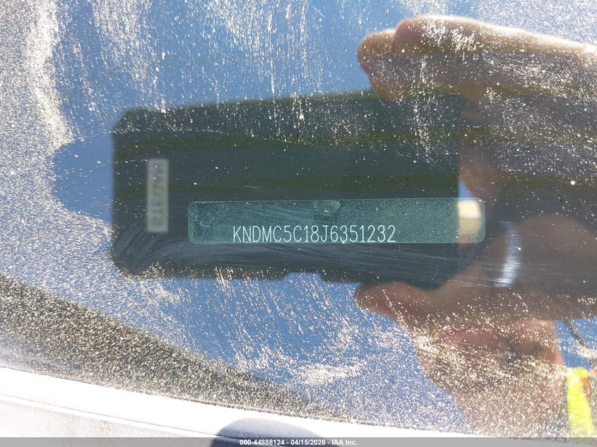 2018 Kia Sedona Ex VIN: KNDMC5C18J6351232 Lot: 44888124