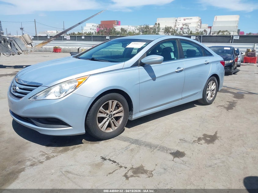 2014 Hyundai Sonata Gls VIN: 5NPEB4AC2EH842073 Lot: 44888132