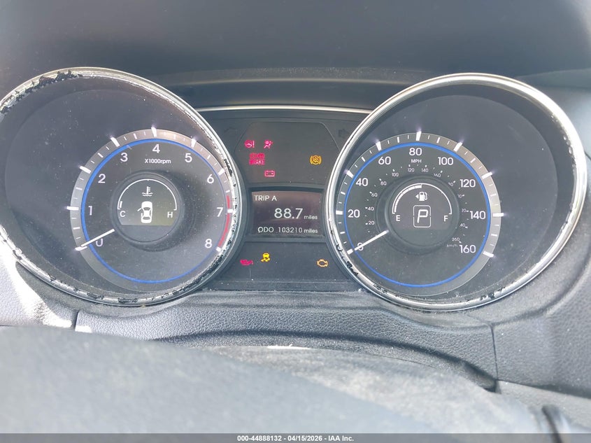 2014 Hyundai Sonata Gls VIN: 5NPEB4AC2EH842073 Lot: 44888132