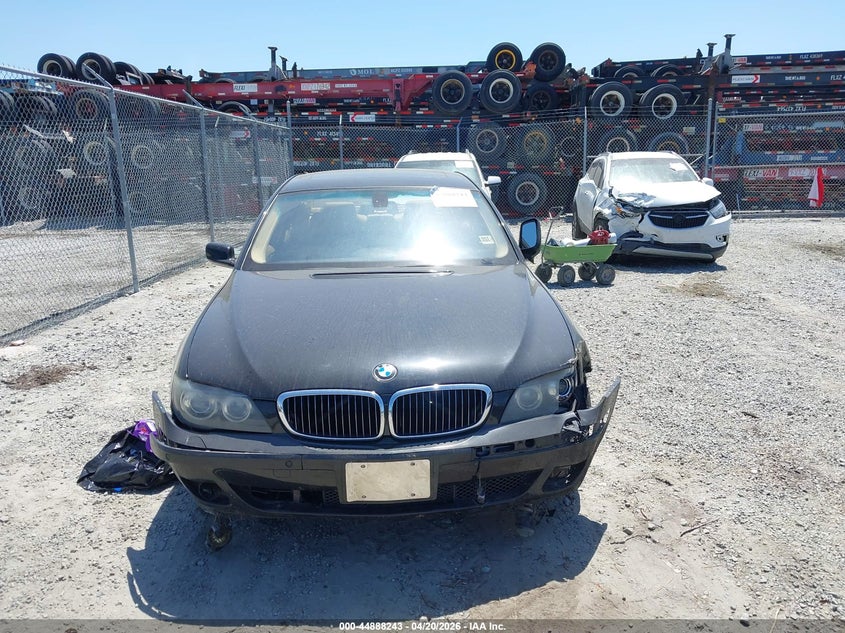 2007 BMW 750Li VIN: WBAHN83557DT75795 Lot: 44888243