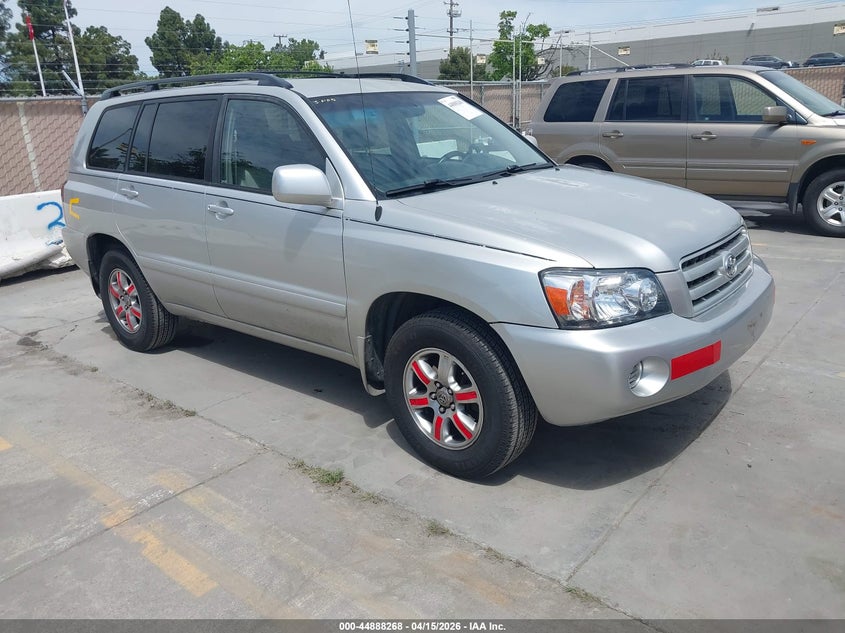 2005 Toyota Highlander V6 VIN: JTEGP21AX50063011 Lot: 44888268