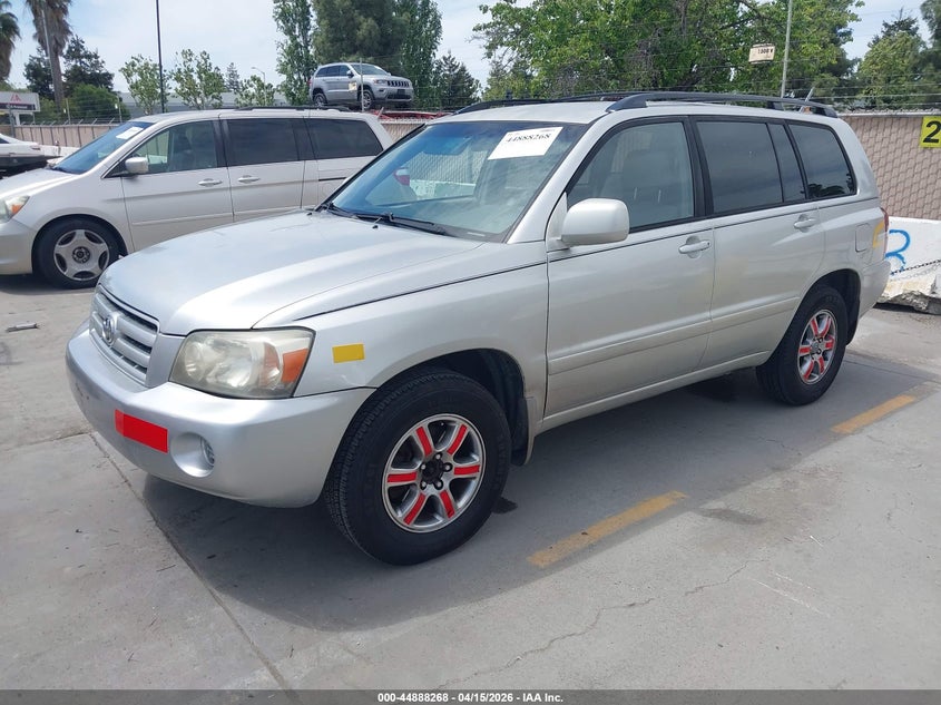 2005 Toyota Highlander V6 VIN: JTEGP21AX50063011 Lot: 44888268