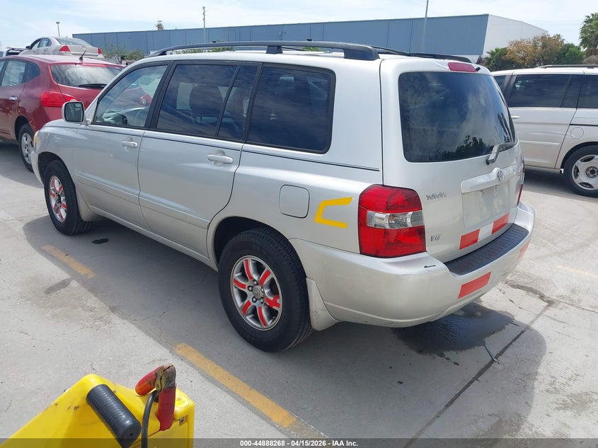 2005 Toyota Highlander V6 VIN: JTEGP21AX50063011 Lot: 44888268