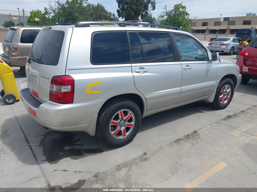 2005 Toyota Highlander V6 VIN: JTEGP21AX50063011 Lot: 44888268
