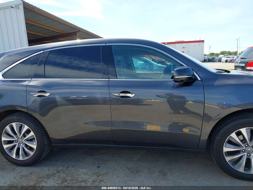 2014 Acura Mdx Technology Pkg W/Entertainment Pkg VIN: 5FRYD3H65EB001699 Lot: 44888313