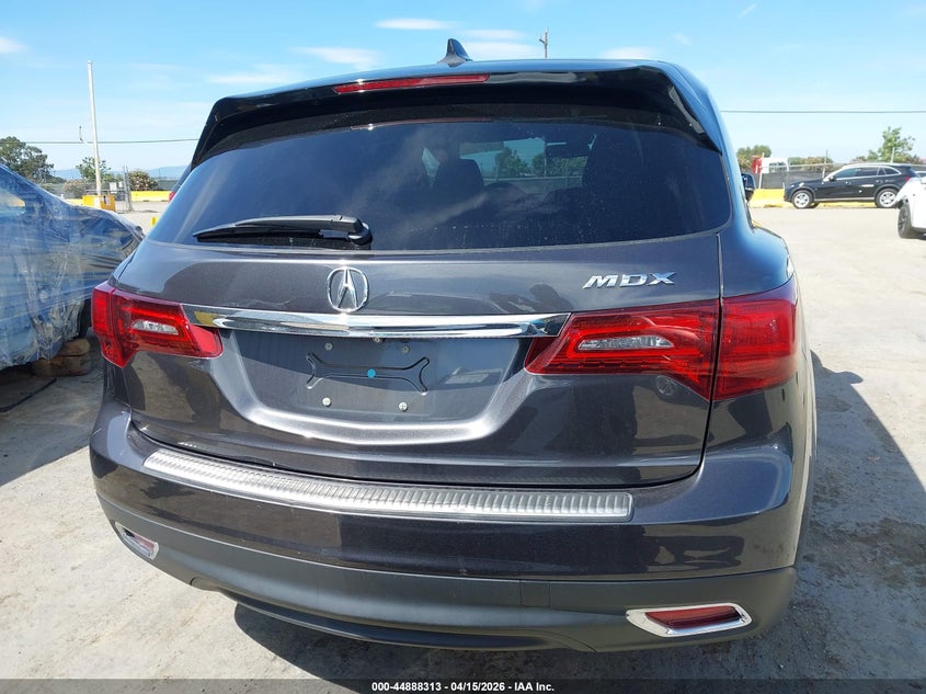2014 Acura Mdx Technology Pkg W/Entertainment Pkg VIN: 5FRYD3H65EB001699 Lot: 44888313