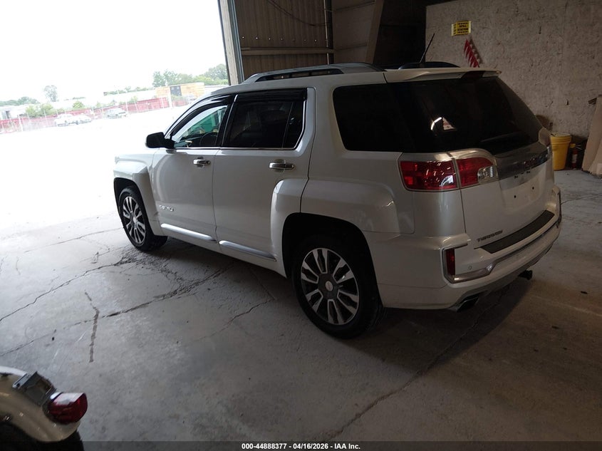 2016 Gmc Terrain 3.6 Denali White Lot 111044888377 Vin 2GKFLRE34G6185040