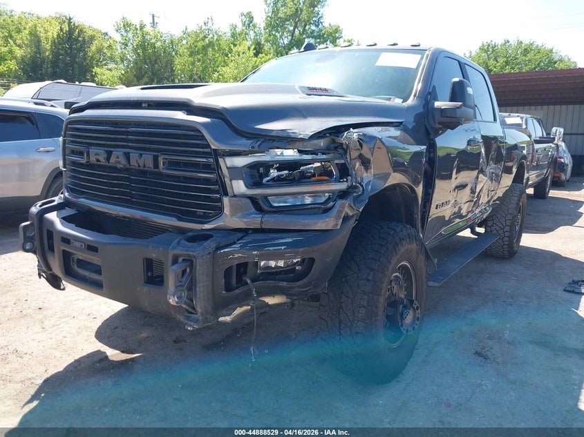 2024 Ram 2500 6.7 Ram Laramie 4X4 6'4 Box black Lot 111044888529 Vin 3C6UR5FL5RG197317