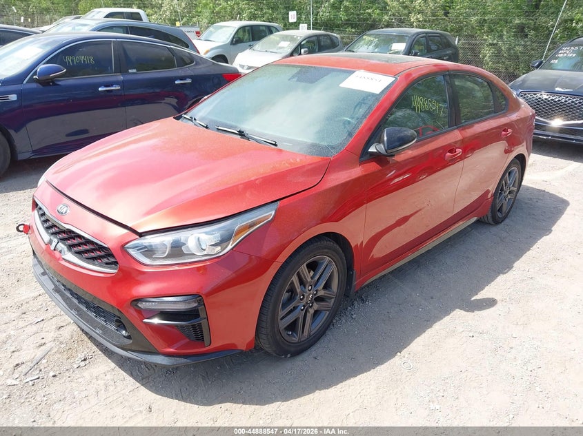 Vin: 3kpf34adxme310986, lot: 45385893, kia forte gt-line 20212