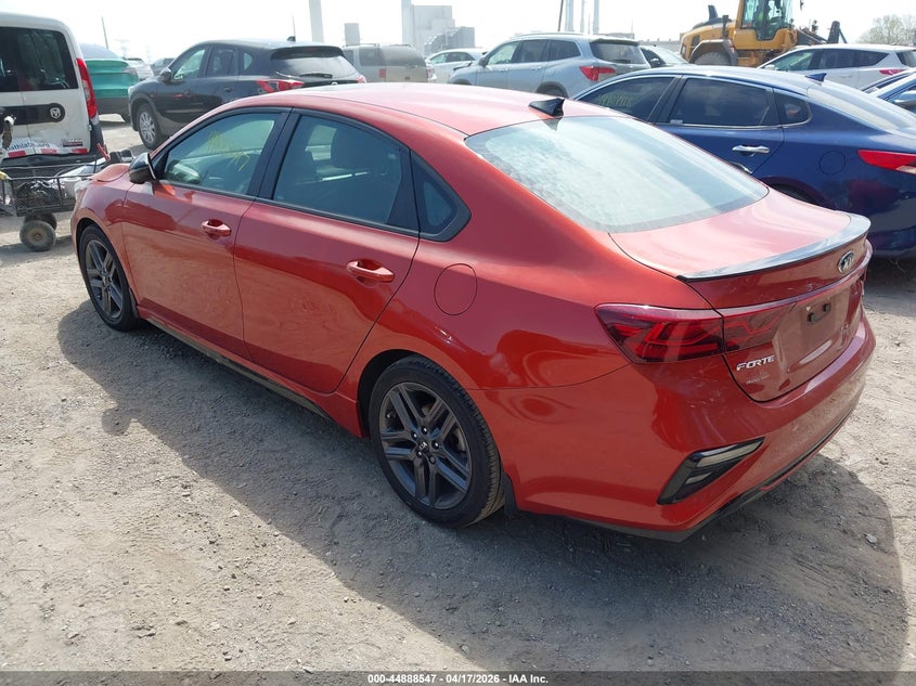 Vin: 3kpf34adxme310986, lot: 45385893, kia forte gt-line 20213