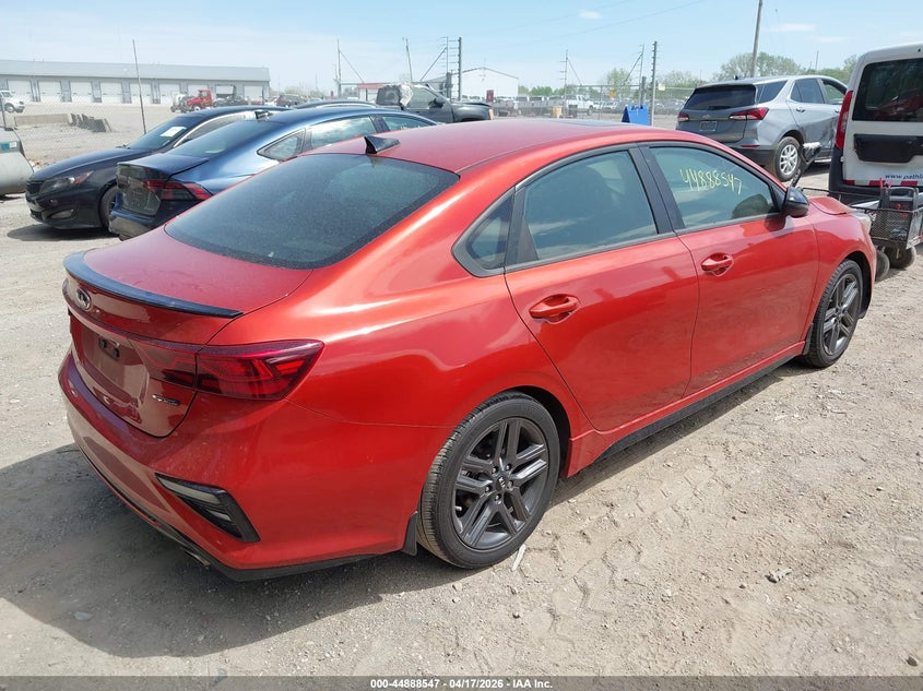 Vin: 3kpf34adxme310986, lot: 45385893, kia forte gt-line 20214