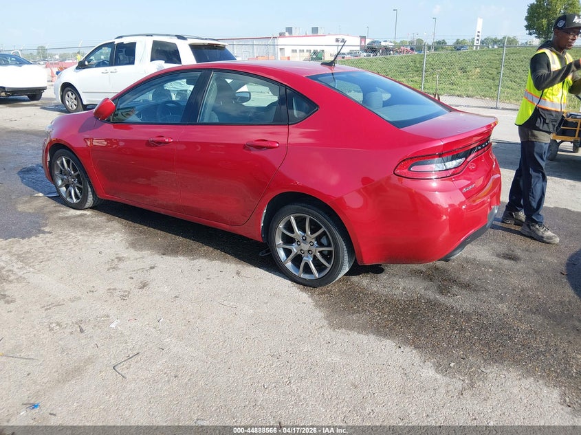 Vin: 1c3cdfbh3dd691597, lot: 45385912, dodge dart rallye 20133