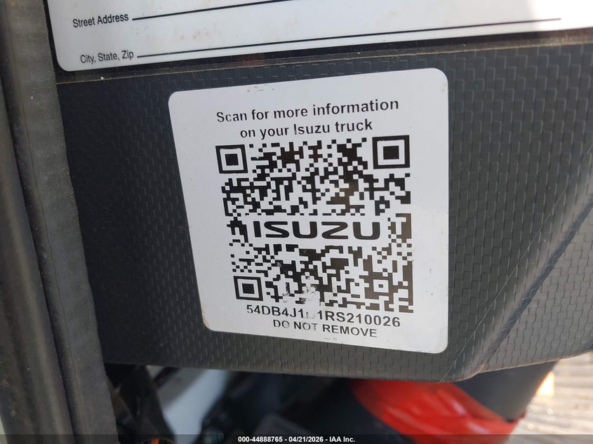 2024 Isuzu Npr VIN: 54DB4J1D1RS210026 Lot: 44888765