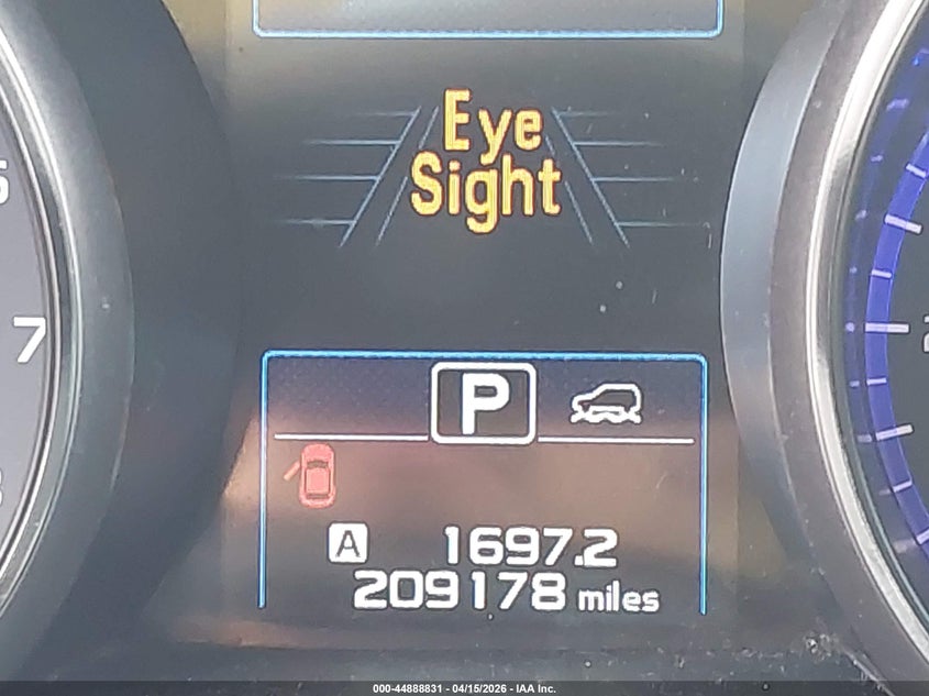 2017 Subaru Outback 2.5I Premium VIN: 4S4BSAHC0H3296716 Lot: 44888831