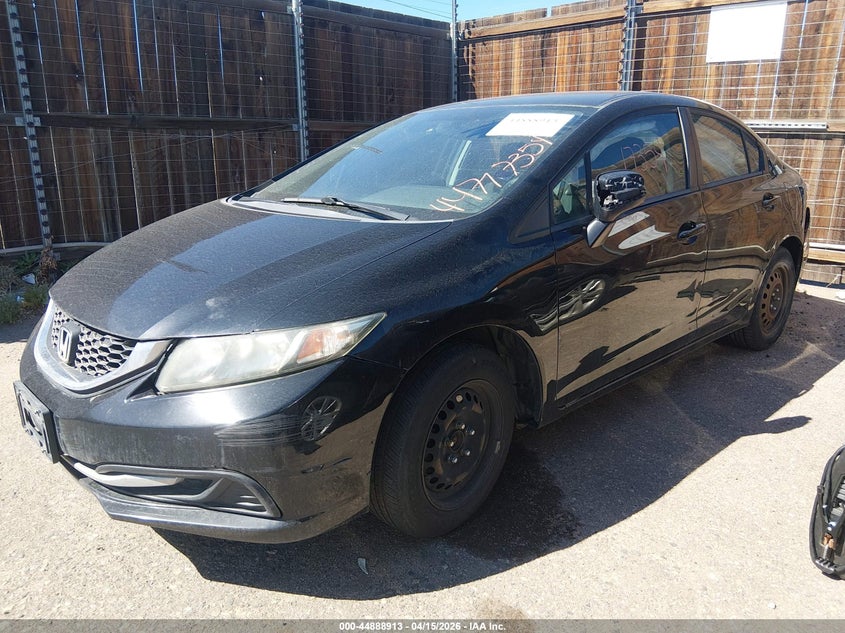 19XFB2F53EE077009 2014 Honda Civic 1.8 Lx black