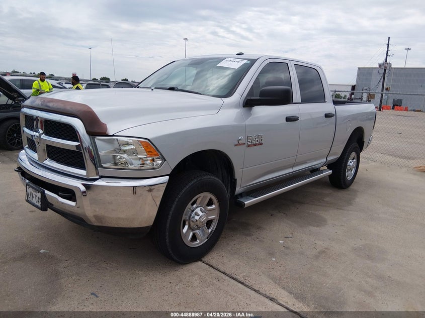 Vin: 3c6ur5cl9jg327544, lot: 45386334, ram 2500 tradesman  4x4 6'4 box 20182