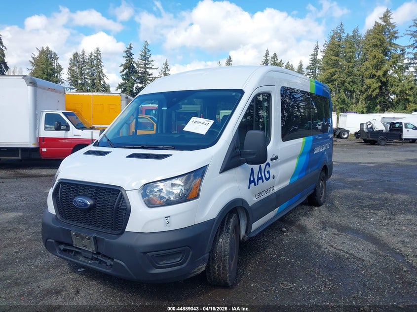 2023 Ford Transit -350 Passenger Van Xl white Lot 111044889043 Vin 1FBAX2C83PKB87640