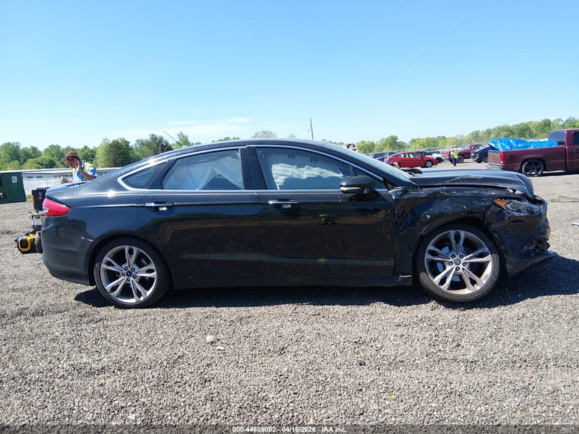 2017 Ford Fusion 2.0 Titanium black Lot 111044889062 Vin 3FA6P0K96HR184282