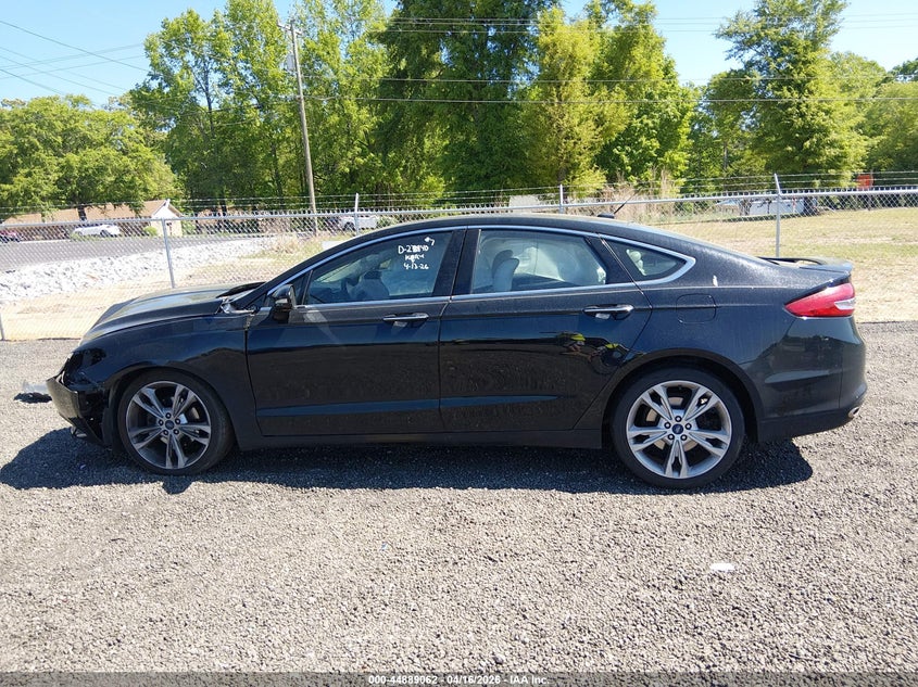 2017 Ford Fusion 2.0 Titanium black Lot 111044889062 Vin 3FA6P0K96HR184282