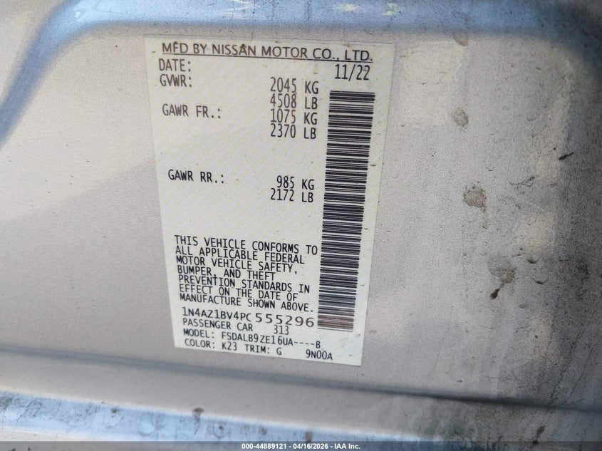2023 NISSAN LEAF HATCHBACK ELECTRIC