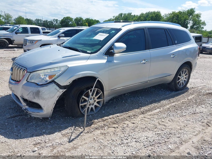 Vin: 5gakrbkd9gj249140, lot: 45386563, buick enclave leather 20162