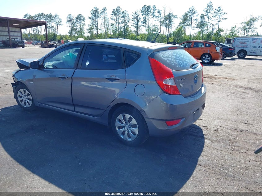 VIN KMHCT5AE1HU345727 2017 HYUNDAI ACCENT SE