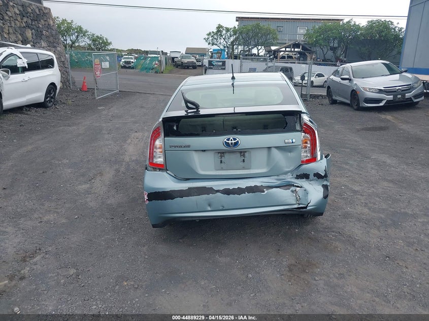 2014 Toyota Prius Five/Four/Three/Two VIN: JTDKN3DU0E1791057 Lot: 44889229