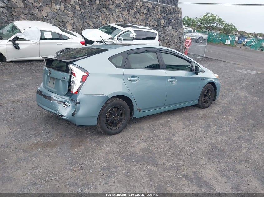 2014 Toyota Prius Five/Four/Three/Two VIN: JTDKN3DU0E1791057 Lot: 44889229