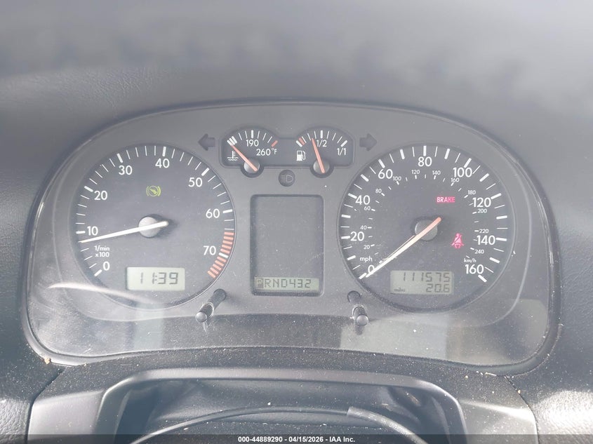 2005 Volkswagen Gti 1.8T VIN: 9BWDE61J454038012 Lot: 44889290