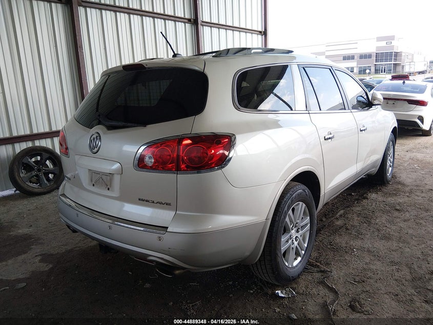 2012 Buick Enclave 3.6 Convenience white Lot 111044889348 Vin 5GAKRBEDXCJ308959