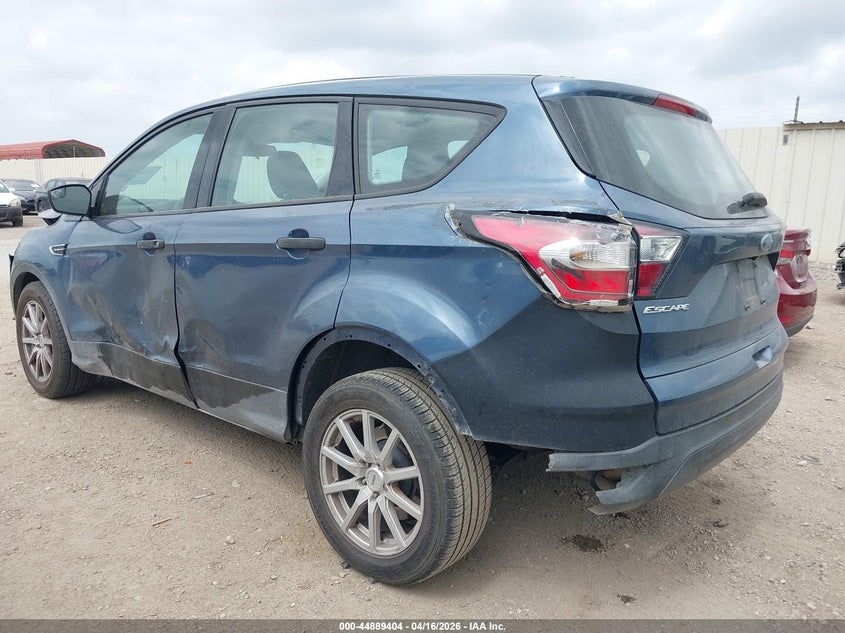 2018 Ford Escape 2.5 S blue Lot 111044889404 Vin 1FMCU0F7XJUA30375