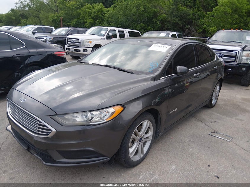 2018 Ford Fusion Hybrid Se 3FA6P0LU0JR128346 photo 1