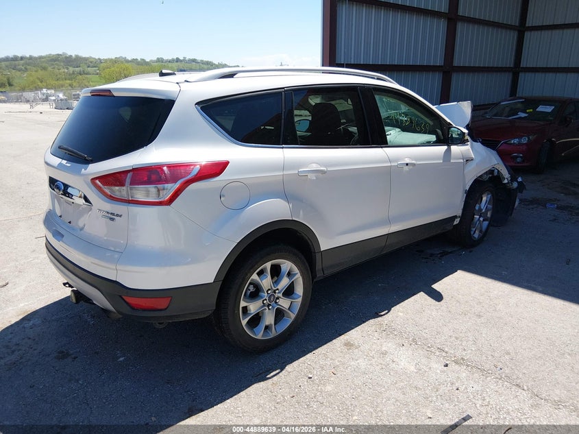 2014 Ford Escape 2.0 Titanium white Lot 111044889639 Vin 1FMCU9J97EUA62123
