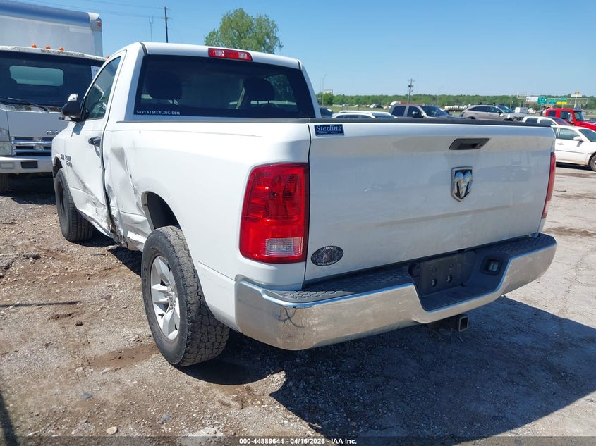 2016 Ram 1500 5.7 Ram Tradesman white Lot 111044889644 Vin 3C6JR6AT3GG153541
