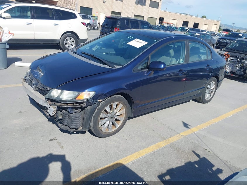 2009 Honda Civic Ex-L 19XFA16939E025966 photo 1