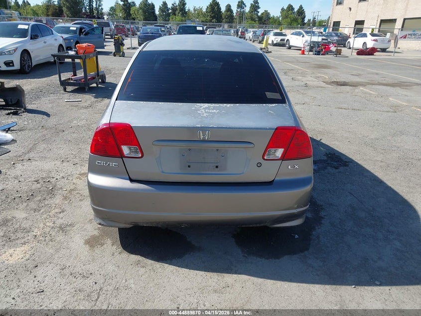 2004 Honda Civic Lx VIN: 2HGES16504H532828 Lot: 44889870