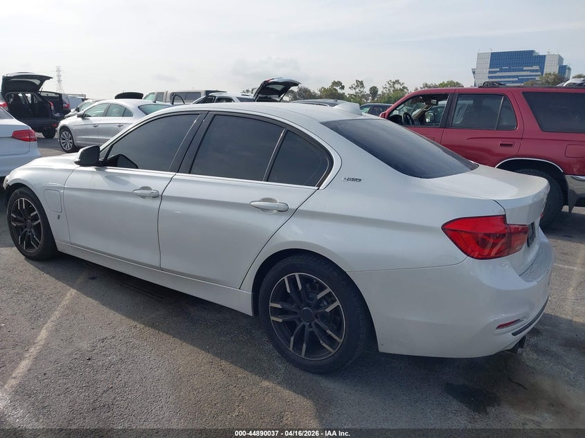 Vin: wba8e1c53ja178642, lot: 45387383, bmw 330e iperformance 20183