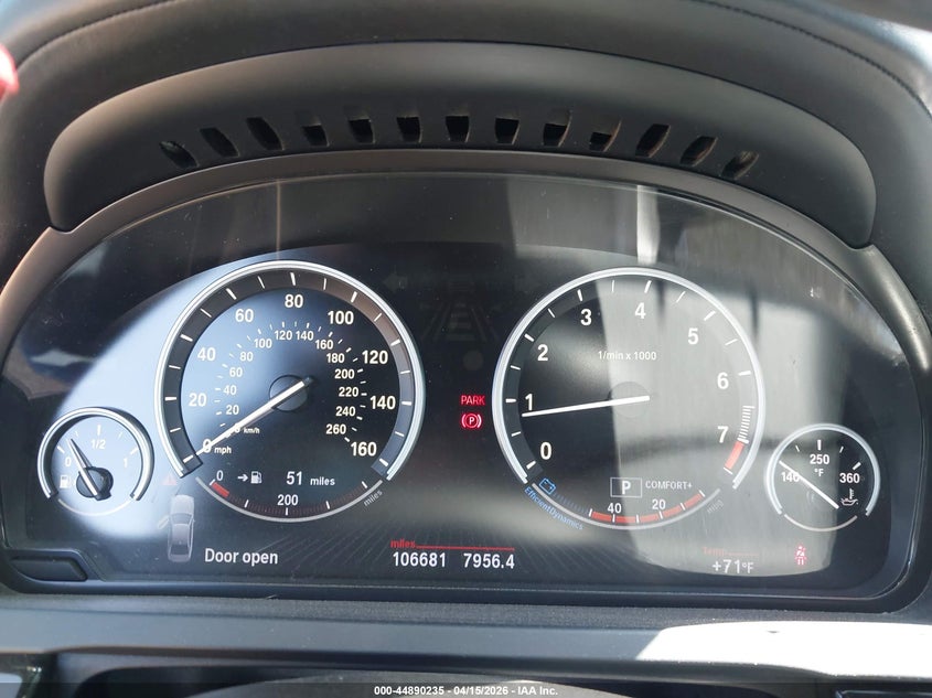 2013 BMW 750I VIN: WBAYA8C53DC996482 Lot: 44890235