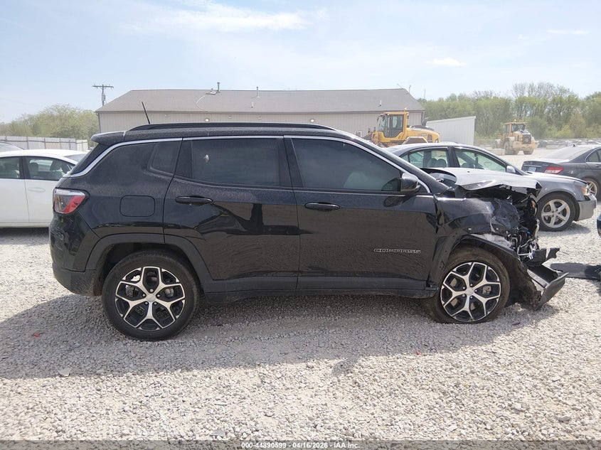 2024 Jeep Compass 2.0 Limited 4X4 black Lot 111044890599 Vin 3C4NJDCN7RT102221