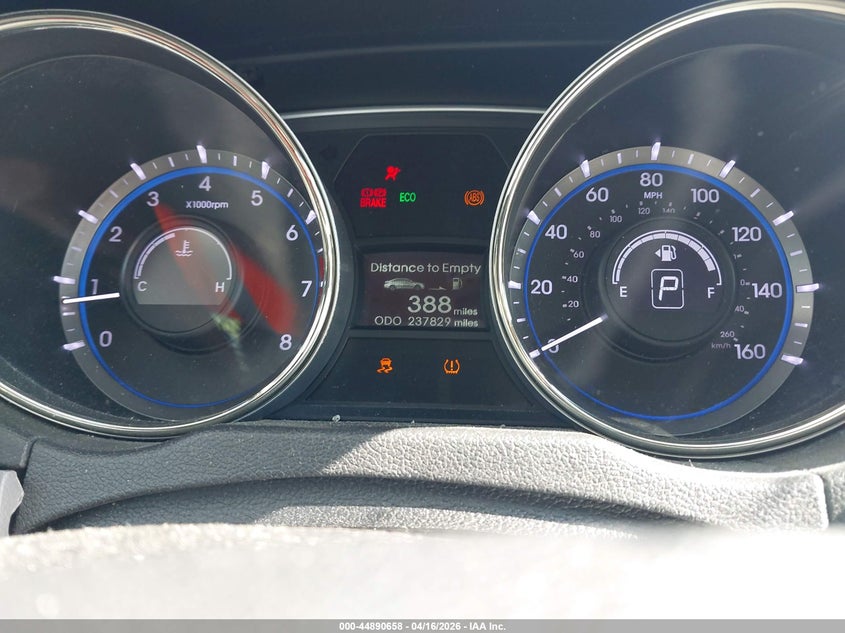 2013 HYUNDAI SONATA SEDAN 2.4L I-4 DI, DOHC, VVT, 198HP